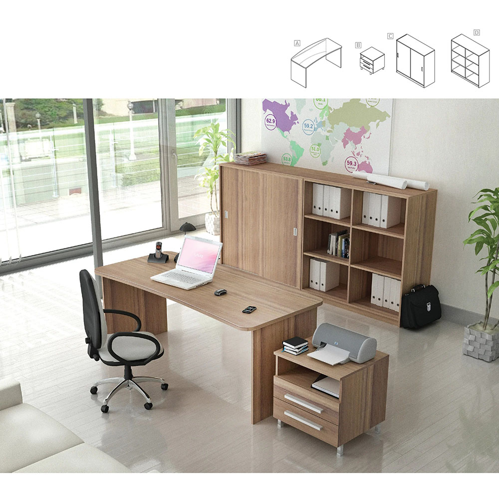 Шкаф с плъзгащи врати S12 120/45/120h см, цвят лукс